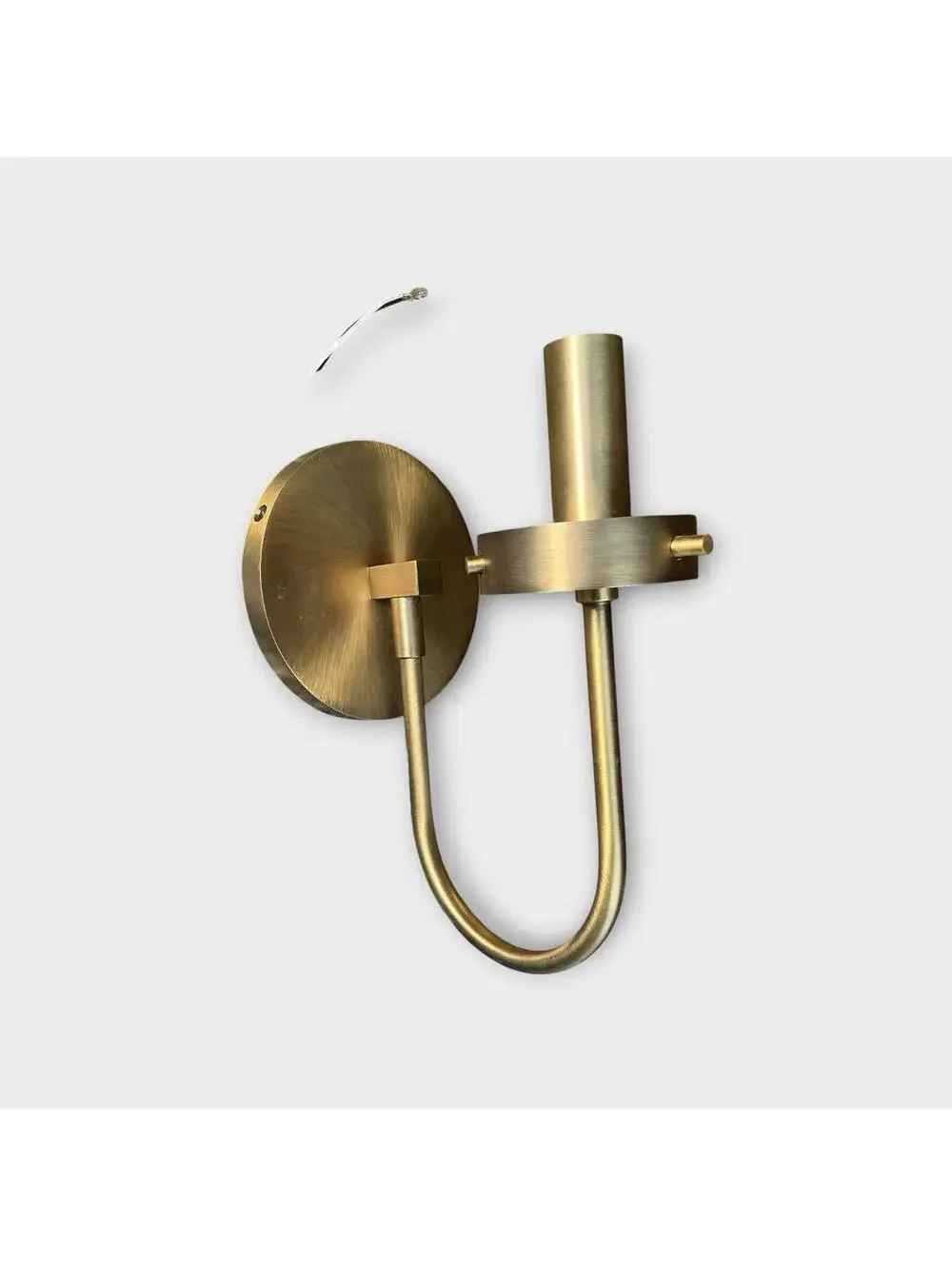 Troy Lighting Maple Wall Sconce B3414-PBR Base Only No Glass Brass
